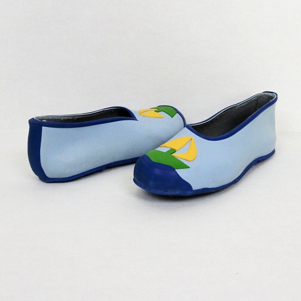 Sailboat Kids Girls Rubber Water Shoes Euro 28 11 5Y Beach Outdoors River SlipOn